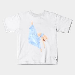 The Blue Dancer Kids T-Shirt